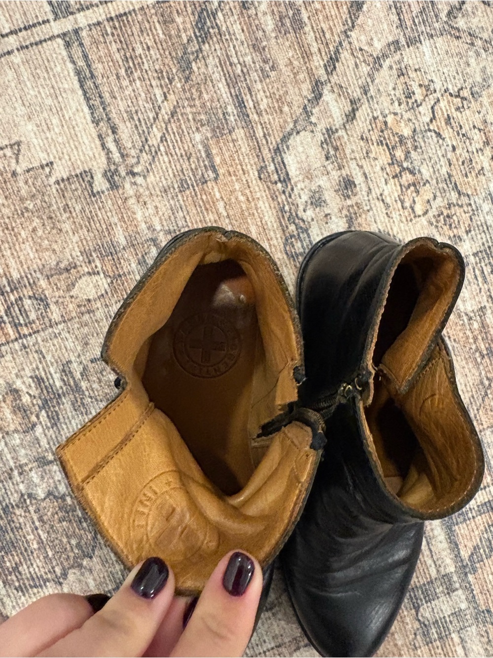 Fiorentini + Baker Black Leather Ankle Boots 36 (fits 37) - Picture 3 of 5